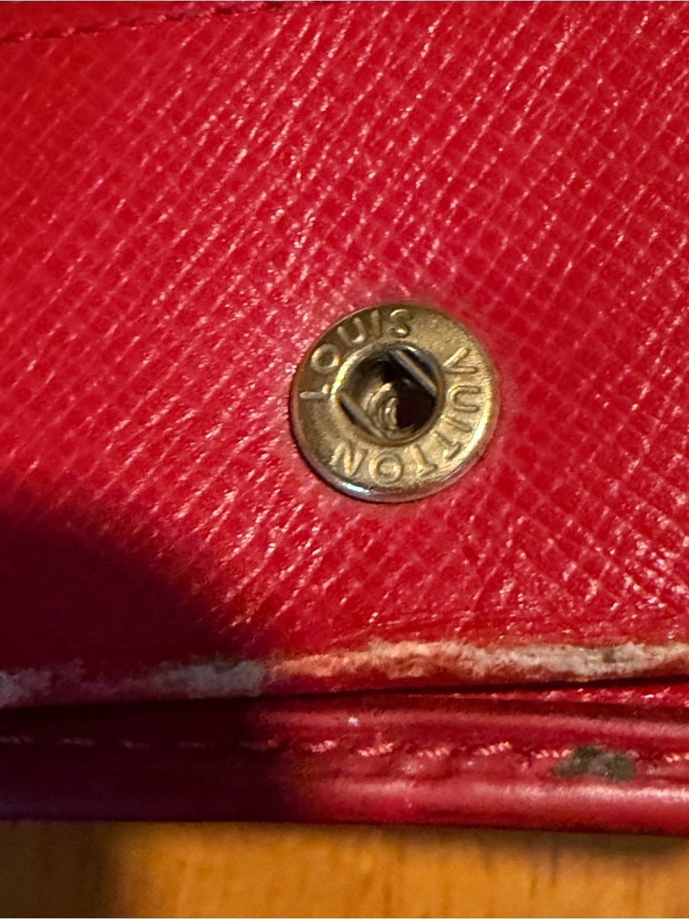 Louis Vuitton Red Epi Leather Change wallet - Picture 6 of 13